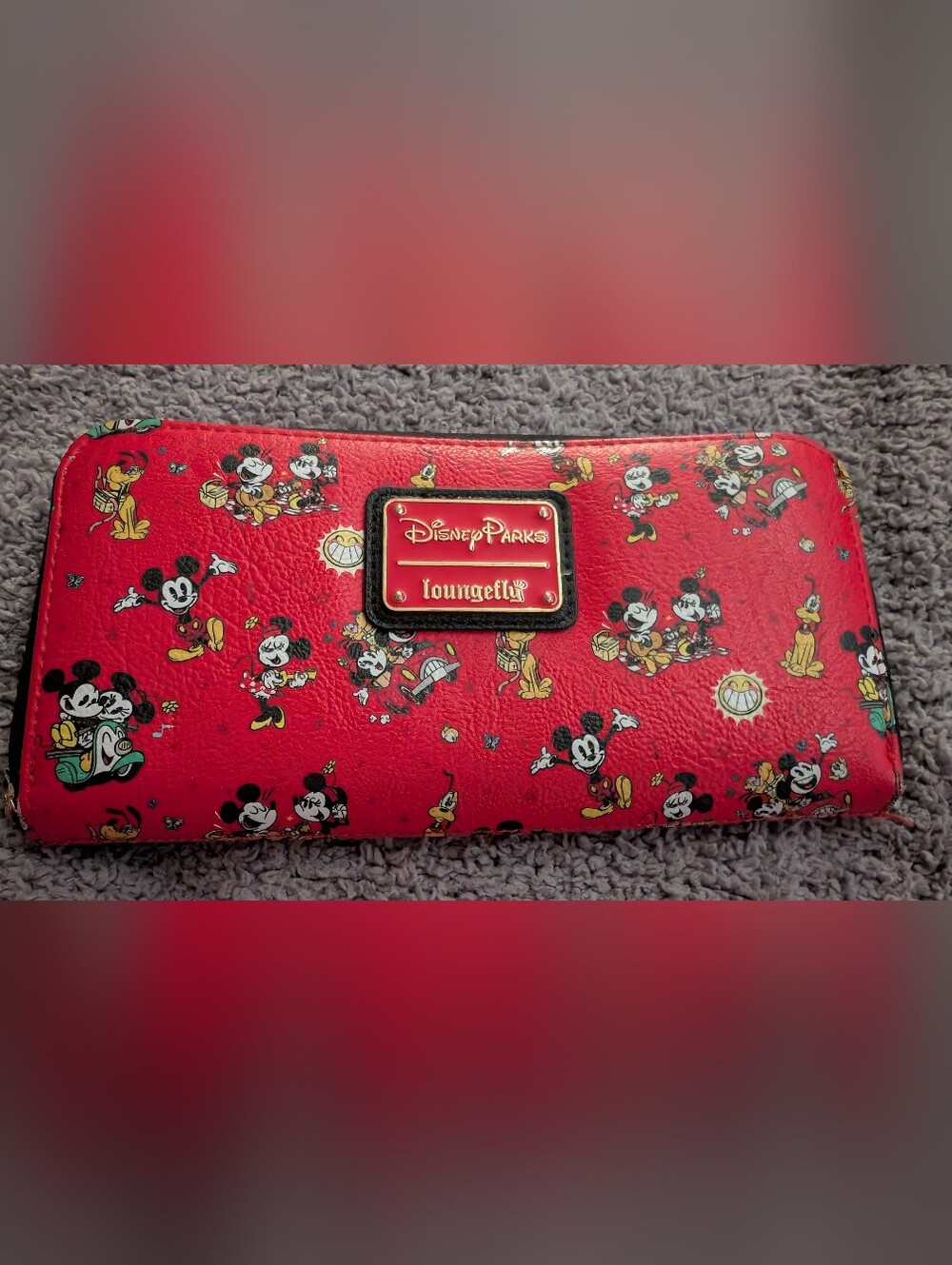 Loungefly Disney Parks Mickey Minnie Runaway Railroad Wallet
